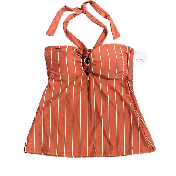 Skye Women's Diana Bandini Tankini Top Swimsuit Size M - Picture 2 of 5